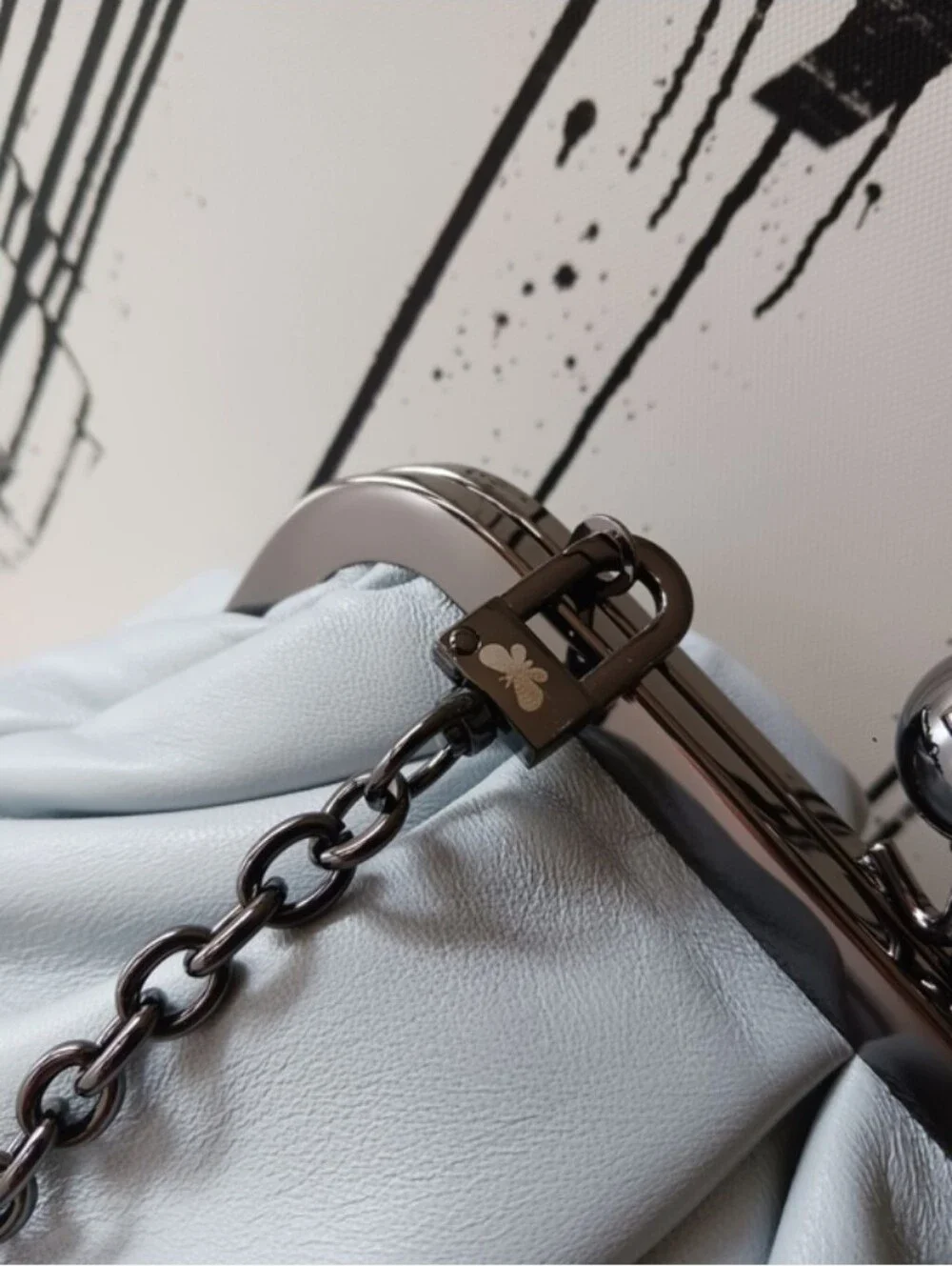MaxMara Pasticcino Weekend Blue Crossbody Bag